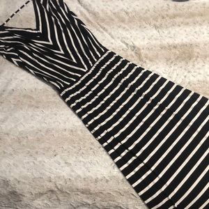 Striped maxi dress